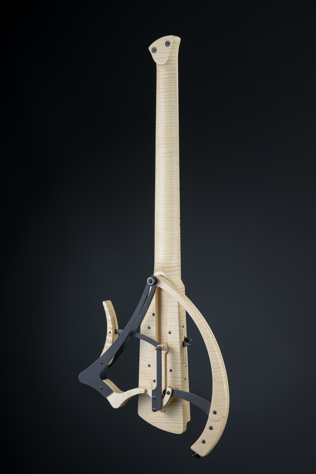 système de pliage guitare de voyage