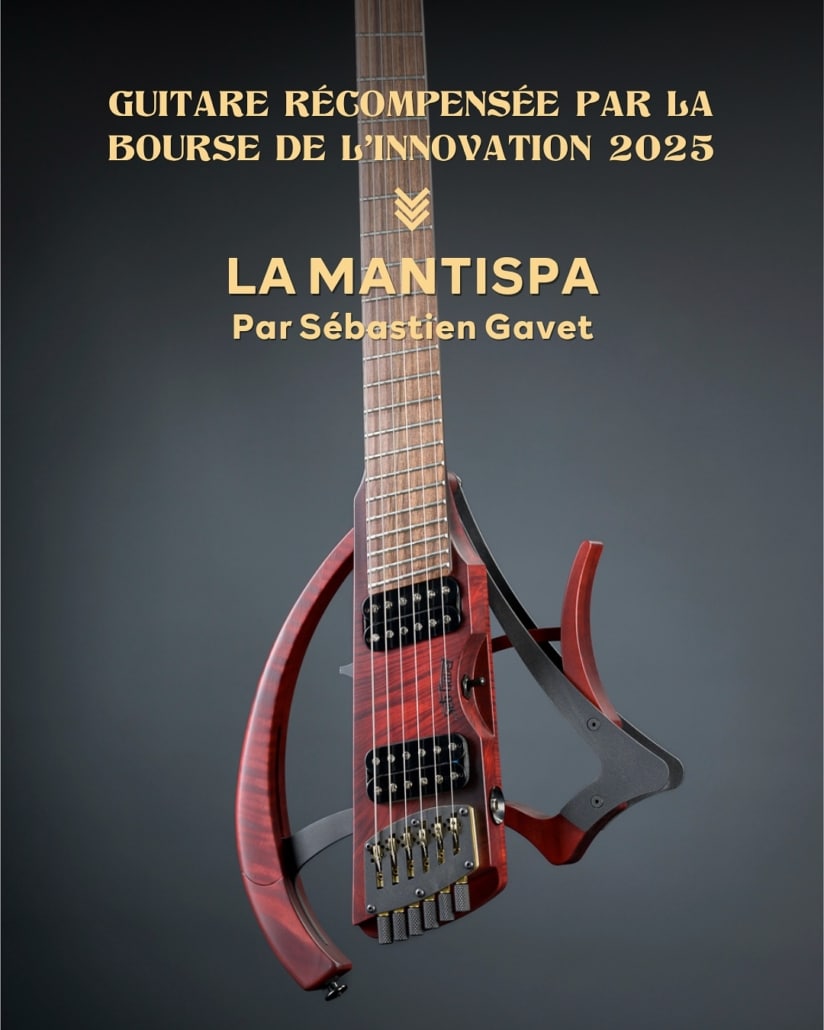 bourse de l'innovation salon internationale de la guitare toulouse 2025 Mantispa Sébastien Gavet